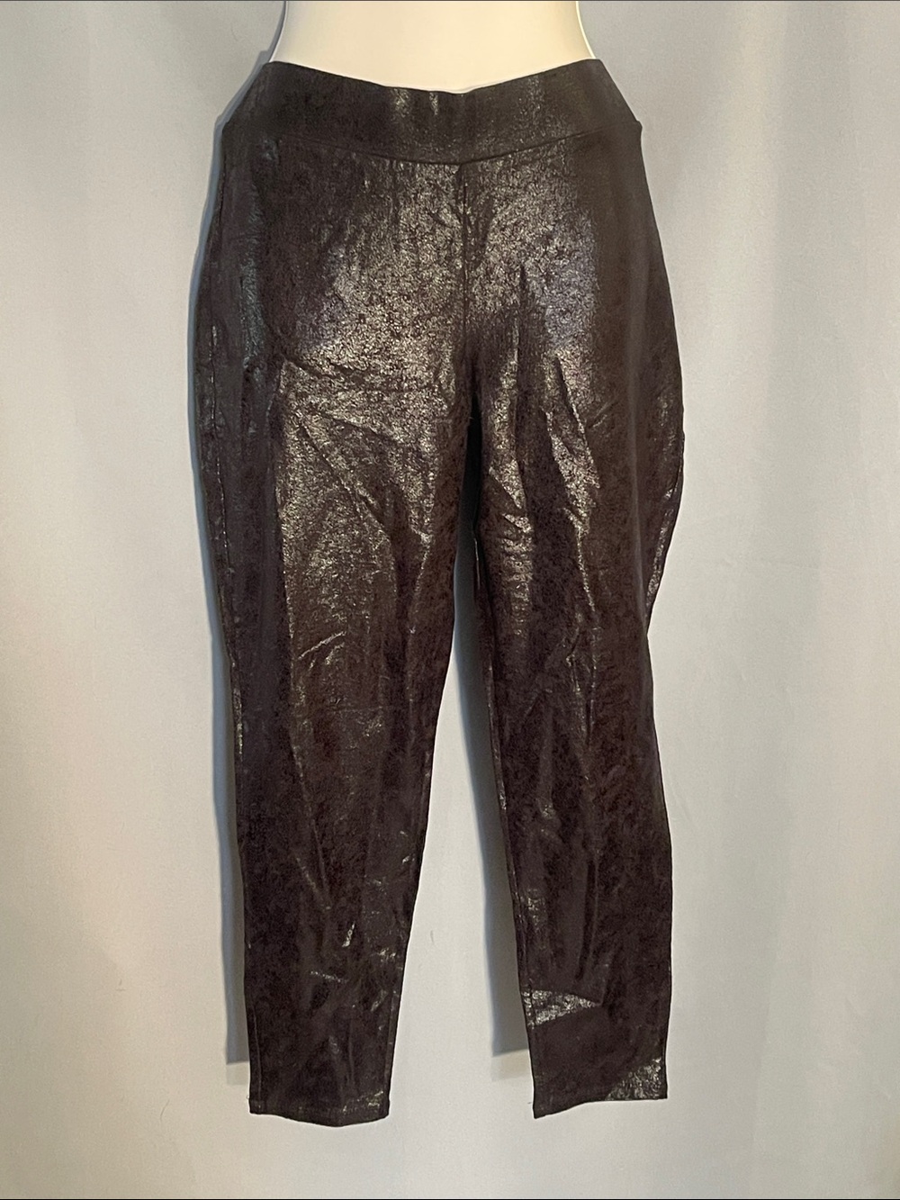 torrid Black Metallic Slim Dress Pants